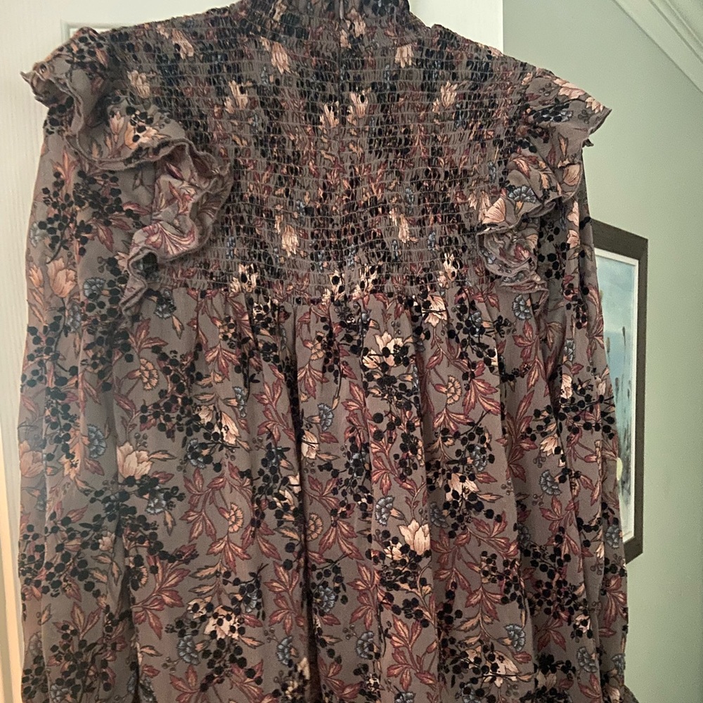 Knox Rose from Target ruffle blouse
